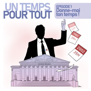Illustration pour la série de podcast Un Temps pour Tout